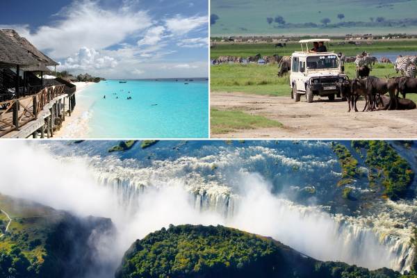 Nairobi to Serengeti, Zanzibar & Victoria Falls Package Tour